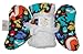 Baby Elephant Ears Head Support Pillow & Matching Blanket Gift Set (Grass Menagerie)
