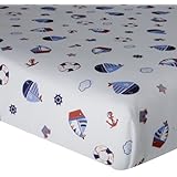 Bedtime Originals Sail Away Sheet (Discontinued by Manufacturer)
