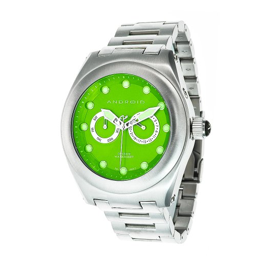 Android Men's AD908BGR Antiforce 3 Multi Green Dial Watch