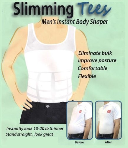 Slimming Tees- Men's Instant Body Shaper