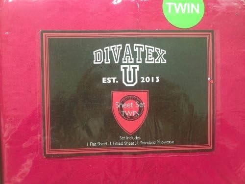 Divatex Kids Mircrofiber Twin 3 Piece Sheet Set Dark Pink