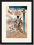 Black Framed/Matted Print 17x23, Papel Para Fumar: Gato Negro