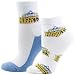 Denver Nuggets Ladies White Quarter & Footie 2-Pack Socks