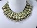 Lakh Green Indian Ladies Jewelry Necklace Earrings