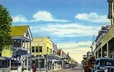 Duval Street, Key West, Florida - Fine-Art Gicl&Atilde;&copy;e Photographic Print - 8"x10" Enlargement from a Classic Vintage Postcard
