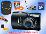cheap Canon Powershot SD990 IS w/4GB SD/Card Reader/Case/Tripod/ Deluxe Accessory KIT