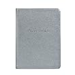7" Metallic Leather Desk Address Book