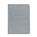 7" Metallic Leather Desk Address Book