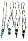 Southwest Liquid Silver Bead Necklace with Genuine Turquoise or Blue Lapis or Black Onyx or Multi Stone Pendant