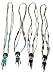 Southwest Liquid Silver Bead Necklace with Genuine Turquoise or Blue Lapis or Black Onyx or Multi Stone Pendant