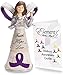 Pavilion Gift Company 82392 Ribbon Awareness Angel Figurine, 5