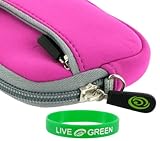 rooCASE Neoprene Sleeve (Magenta) Carrying Case Polaroid i1237 12MP Digital ....