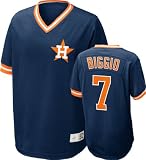 Houston Astros Craig Biggio #7 Nike Navy Cooperstown V-Neck Player Jersey