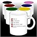 HUG MY BOUVIER DES FLANDRES CHECKLIST Mug (Your Choice of Colors)