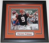 Carson Palmer Autographed/Hand Signed Cincinnati Bengals 8x10 Photo ~ Custom Framed