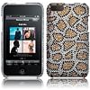 IPOD TOUCH 3RD GEN LEOPARD PRINT DESIGN DIAMANTE BACK COVER / CASE PART OF THE CONSUMER STORE ACCESSORIES RANGE