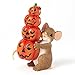 Enesco Charming Tails Figurine, 3.5-Inch, Stacked Pumpkins