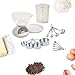 Kitchen Gems Measuring Cups and Spoons Combo Gift Set - Includes Kitchen Food Scale with Full Range of Measuring Utensils and Flexible Measuring Cup