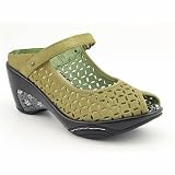 JAMBU Journey Mules Shoes Green Womens