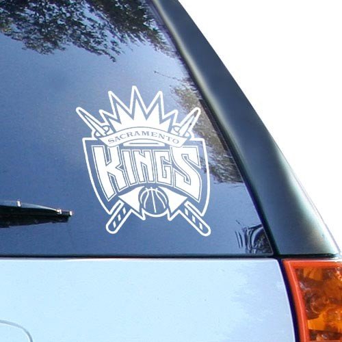 NBA Sacramento Kings White 8'' Logo Decal