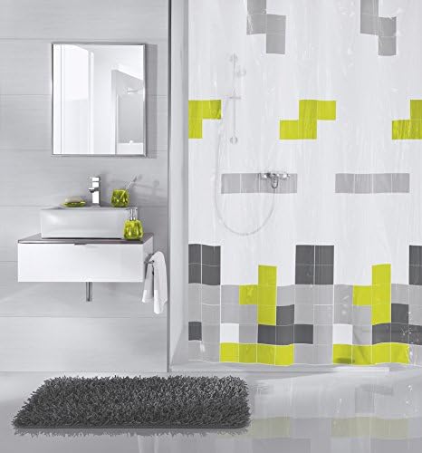 Meusch Pixie PVC Free 100% Peva Shower Curtain 70.9x78.7in [180x200cm]