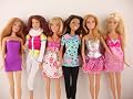 Group of 6 Outfits Very Trendy Made to Fit the Barbie Doll