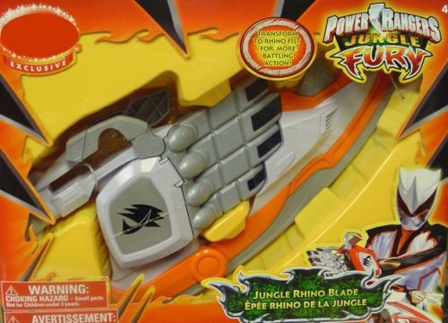 Childrens Toyshop  Toys : Power Rangers Jungle Fury Jungle Rhino Blade