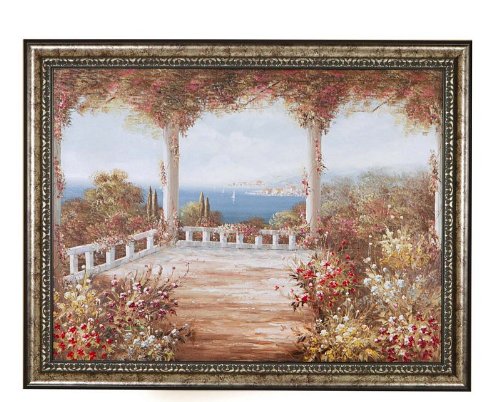 Hand Painted Oil Painting on Canvas in Via Rosa Theme
