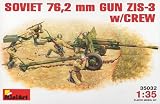 MiniArt 35032 - Sowjetische 76,2 mm Gesch&uuml;tz Zis-3 m/Crew