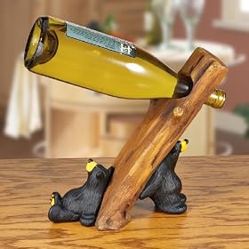 Big Sky Carvers� Drinking Buddies Wine Holder