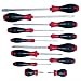 Wiha 30297 12-Piece Slotted and Phillips Screwdriver Set with Soft Finish Handles