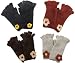 Handmade Pure Alpaca Natural Fiber Gloves - Knitted Entirerely By Hand (Womens/teens)