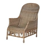 Chair Collection Grey Wash Rattan Lazy Chair Conservatory Furniture