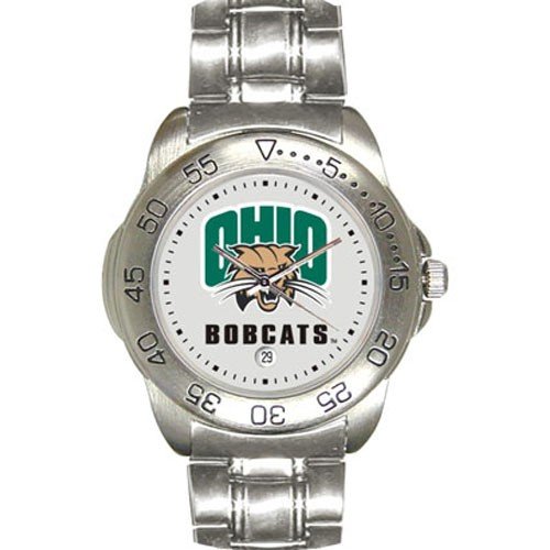 Ohio Bobcats Men’s Gameday Sport Watch w/Stainless Steel Band