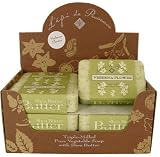 Verbena Flower 12 piece Case ~ French Provence 12 bars of Pure Vegetable soap Enriched with Shea Butter,200 gram, 7 oz round soap