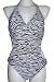 Marina West Womens Zebra Monokini Swimsuit, Bikini, One Piece or Two Piece,