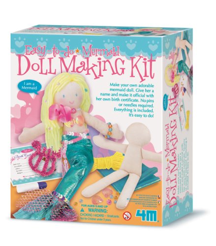 Childrens Toyshop  Toys : Make A Mermaid Doll Kit