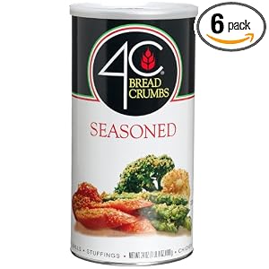 4C Seasoned Bread Crumbs, 24-Ounce Canisters (Pack of 6) by 4C
