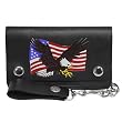 Boston Traveler American Print Wallet w/ Chain