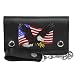 Boston Traveler American Print Wallet w/ Chain