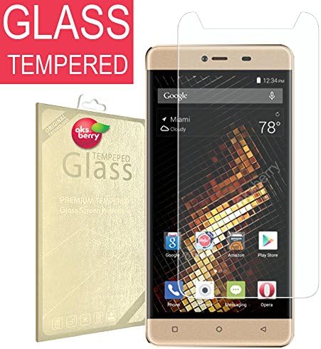 BLU Energy X 2 [E050L] [E050U] [ Tempered Glass ] Screen Protector, Aksberry(R) Premium Ballistic Glass, [ 0.2mm thickness ] Ultra Clear