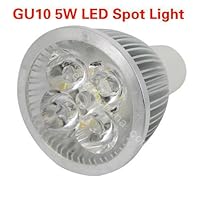 5W GU10 High power AC 85 ~ 265V Warm White Rotundity LED Spot Light Replacement Bulb