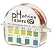 Micro Essential Lab 4420 Polystyrene Hydrion pH Test Paper Dispenser, 4.5 - 8.5 pH, Double Roll Jumbo