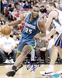 Al Jefferson Autographed/Hand Signed 8x10 Photo (Minnesota Timberwolves)