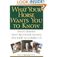 What Your Horse Wants You to Know: What Horses' Bad Behavior Means, and How to Correct It by Gincy Self Bucklin