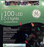 StayBright 100 LED C-5 Holiday Christmas Lights