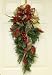 Burgundy Holiday Door Swag - Christmas Door Swag WR4569