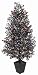 4' Potted Sparkling Multi-Colored Sequin Bangled Disco Tree
