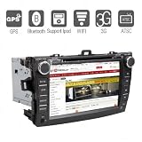Fuxon for Toyota Corolla(2007-2011) HD Double-DIN DVD Receiver ,In-Dash Navigation system,Built-in Digital TV,Built-in Bluetooth and Radio,Support ipod and Surfing Internet by Wifi