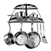 Kitchen & Housewares : Range Kleen Wrought Iron 2-Shelf Pot Rack - Black